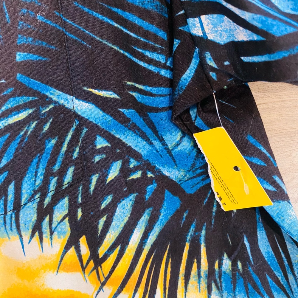 RJC NWT Vintage Tropical Sunset Hawaiian Vacation Cruise Shirt Caribbean Resort - Picture 4 of 4